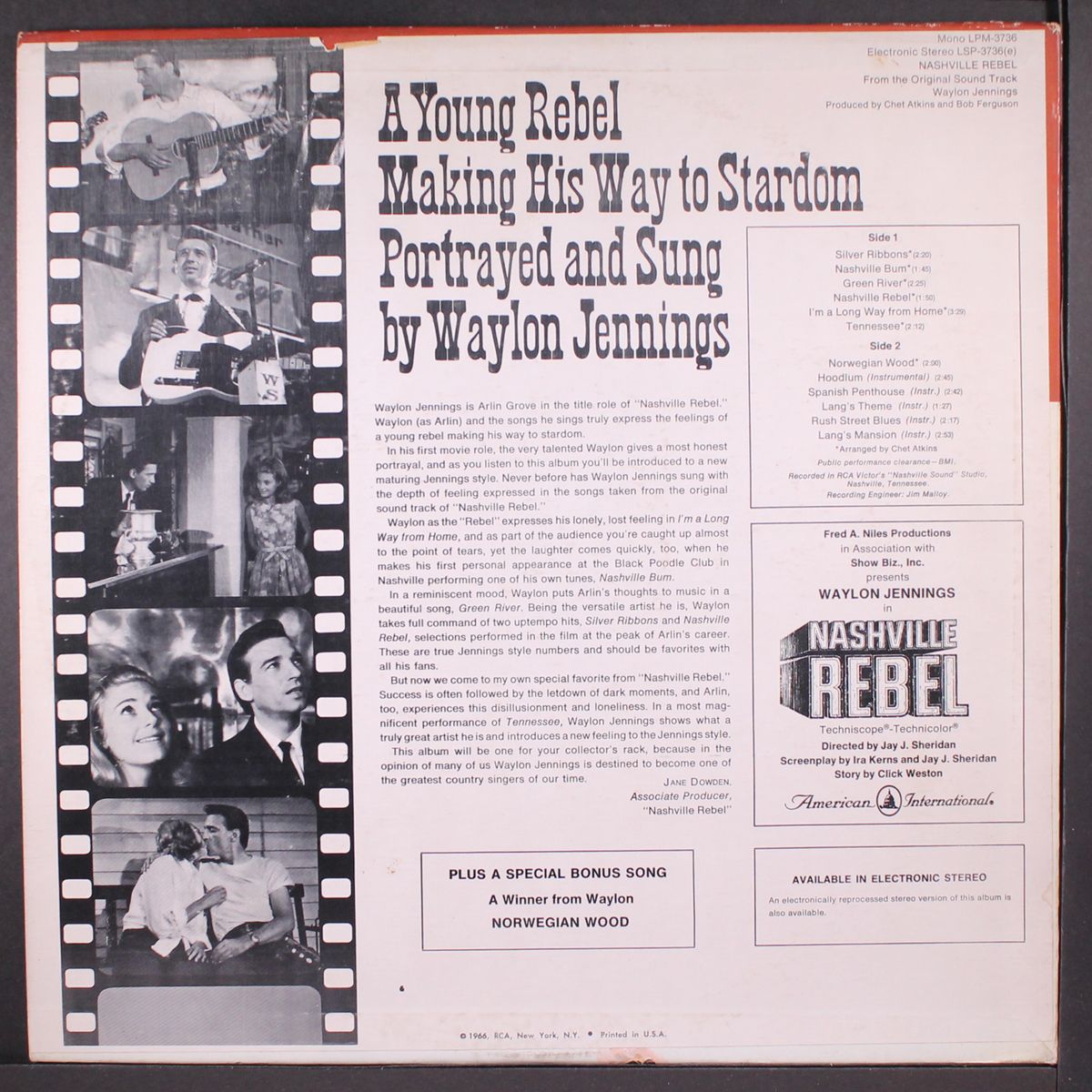 nashville rebel by WAYLON JENNINGS