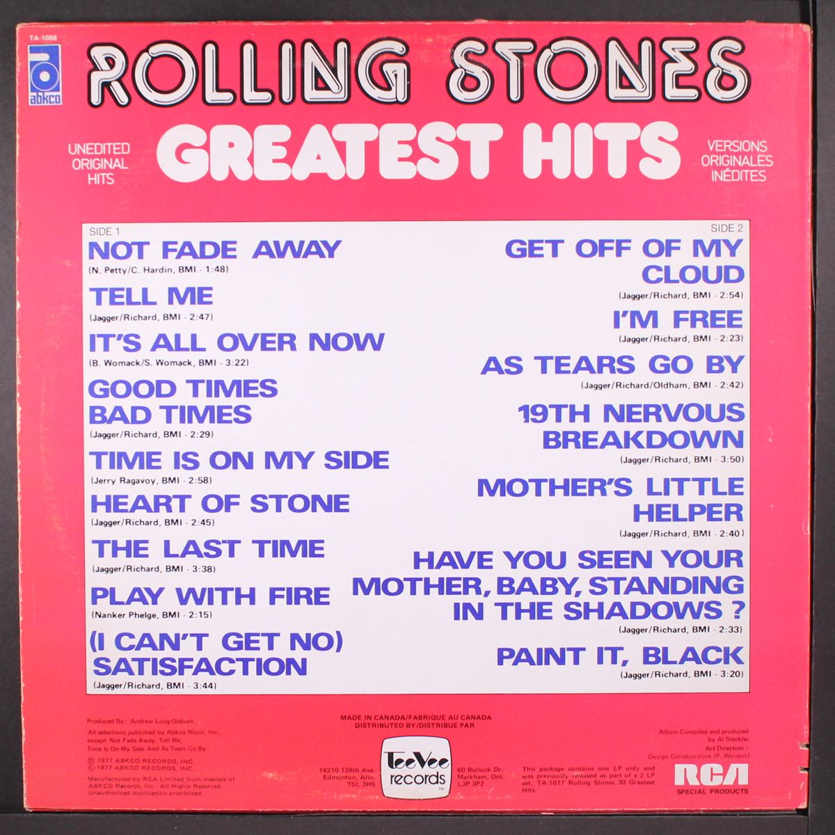greatest hits, vol. 1 by ROLLING STONES