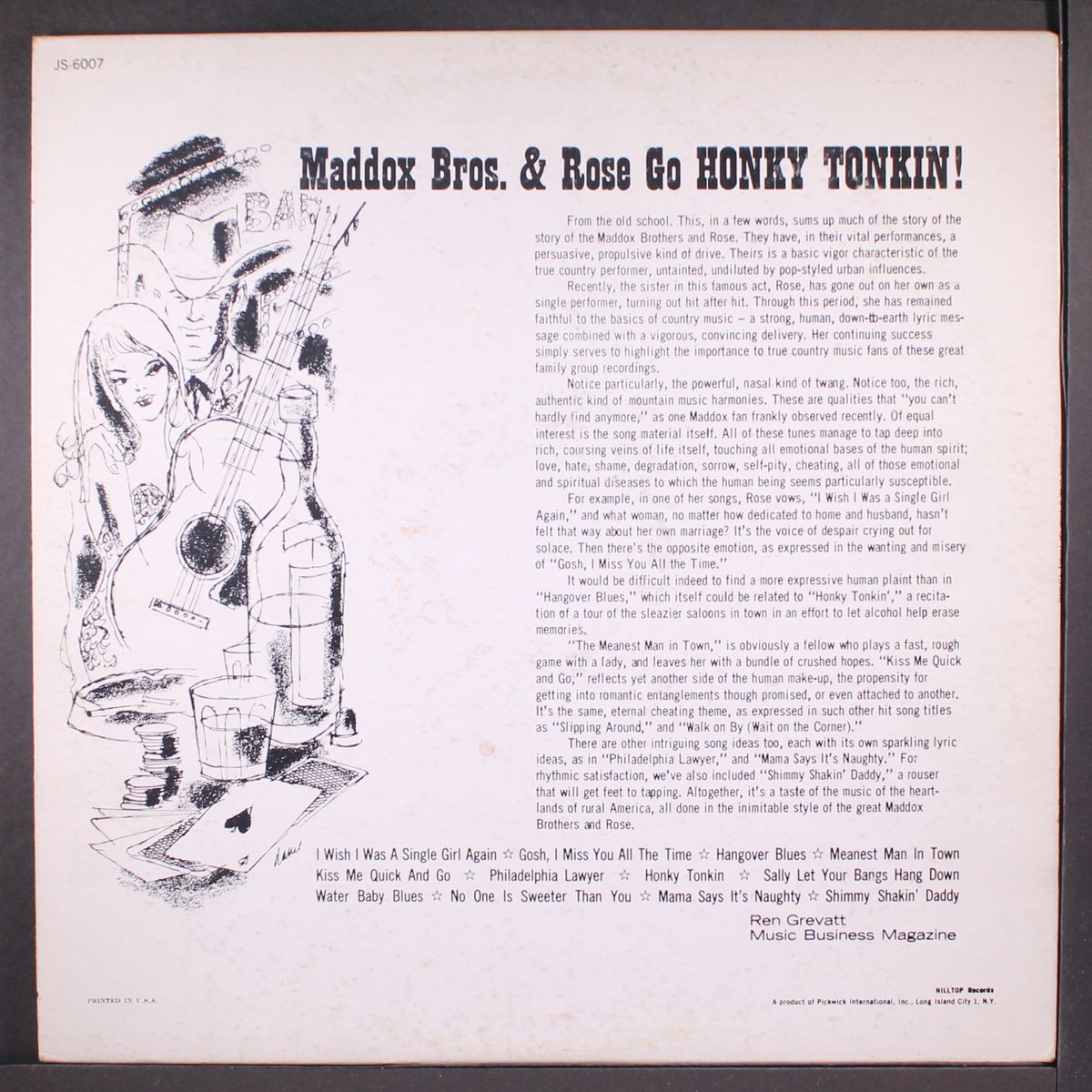 go honky tonkin! by MADDOX BROTHERS & ROSE