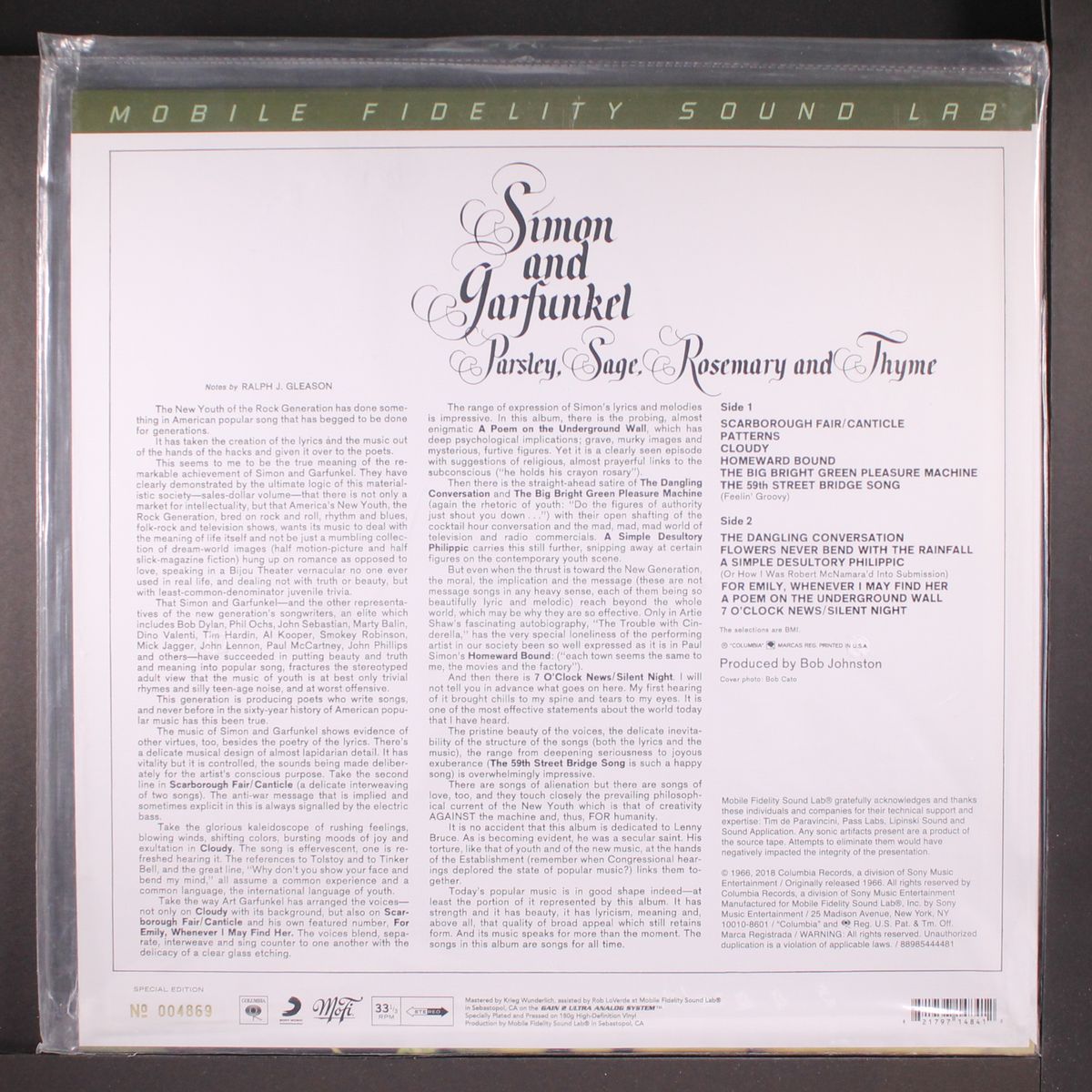 parsley, sage rosemary & thyme by SIMON & GARFUNKEL