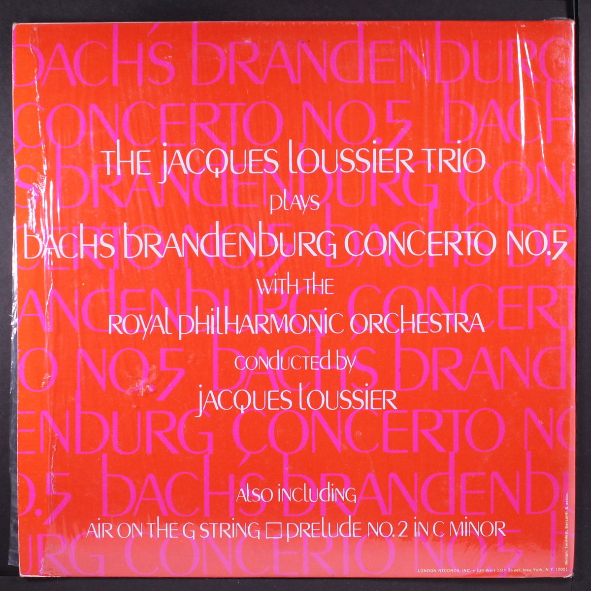 bach: brandenburg concerto no.5 by JACQUES LOUSSIER