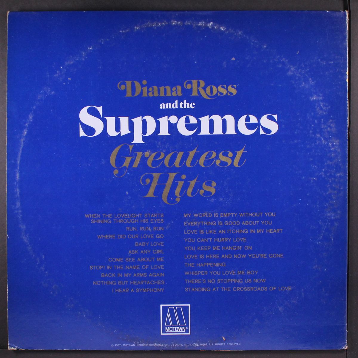 greatest hits by DIANA ROSS & SUPREMES