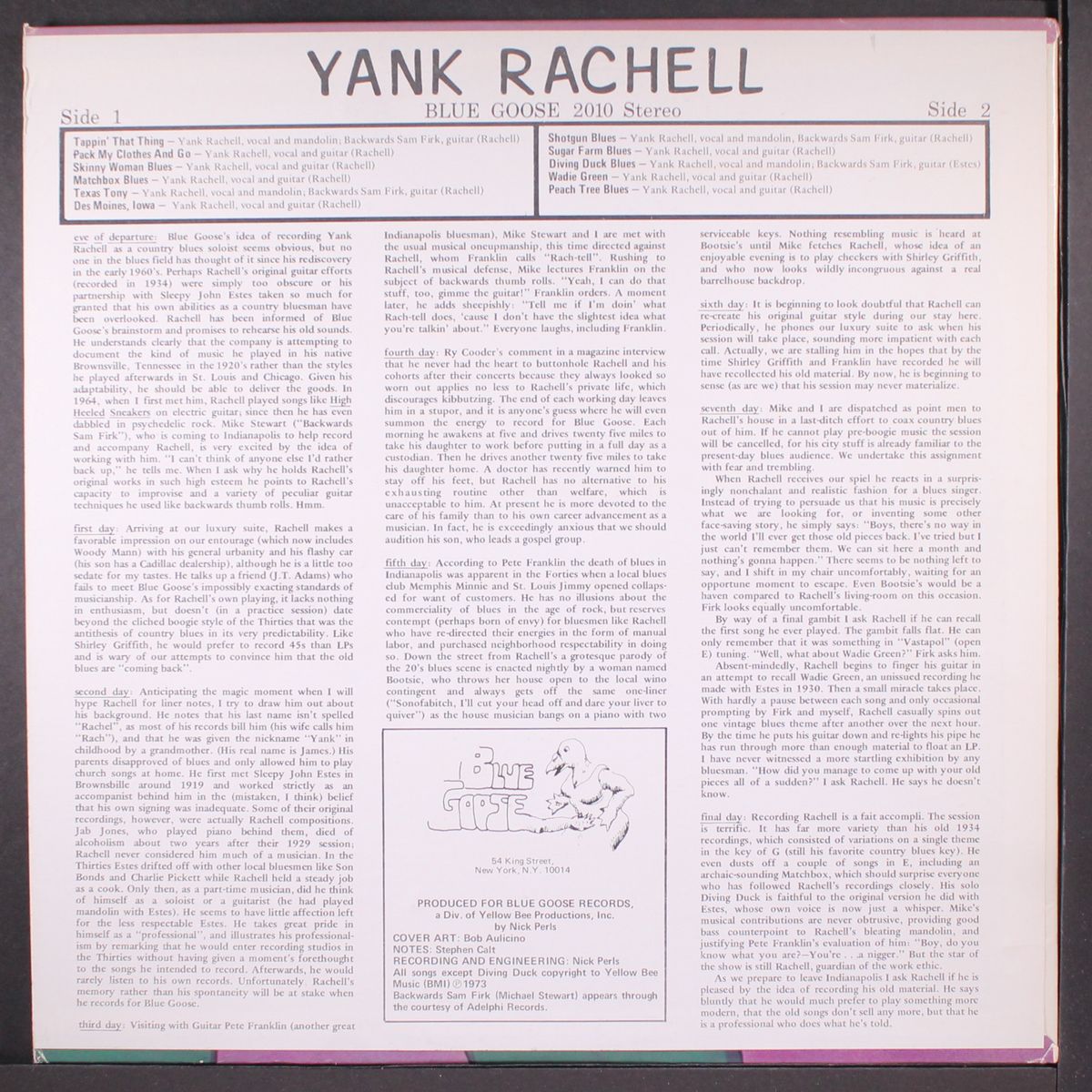 yank rachell by YANK RACHELL
