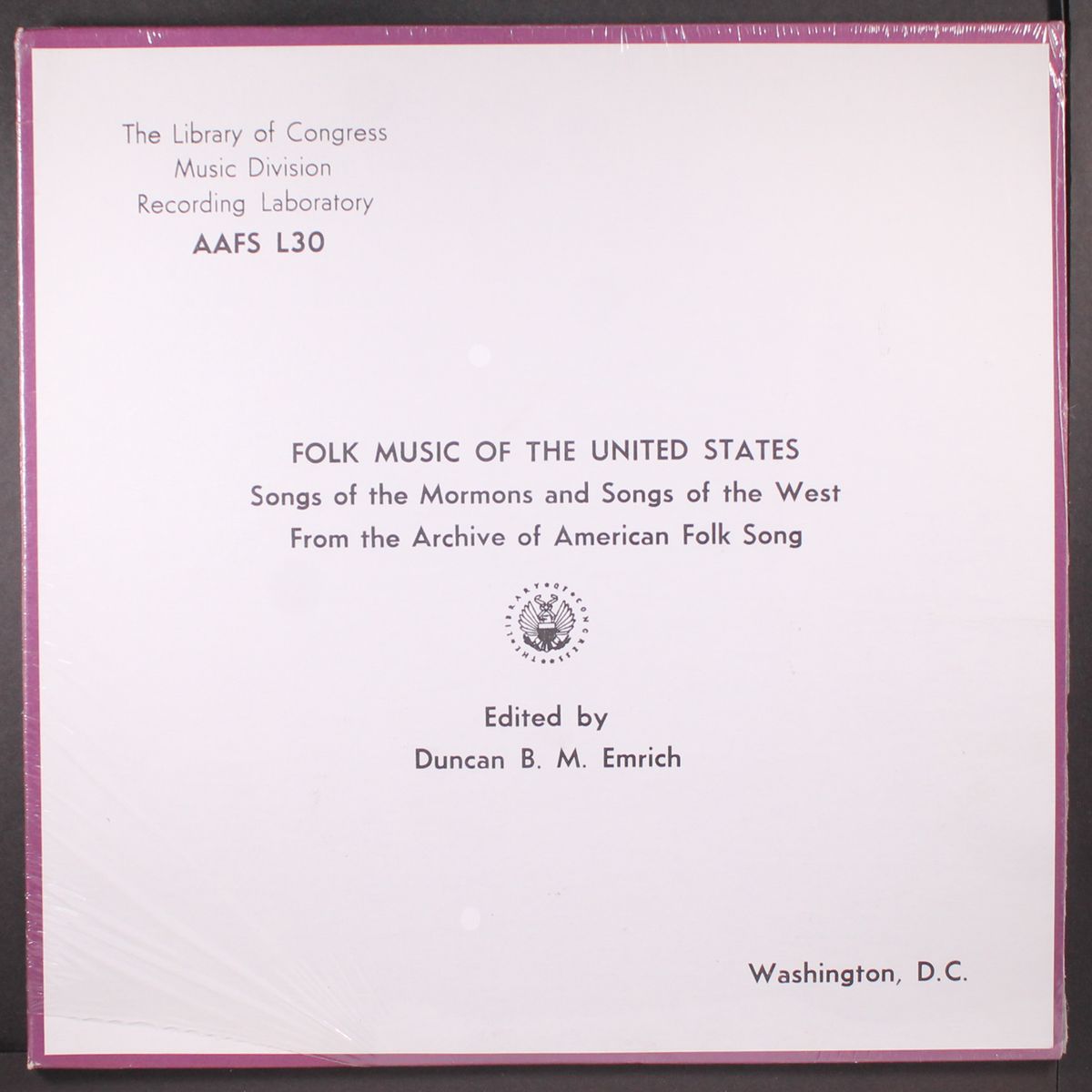songs of the mormons & songs of the west by VARIOUS