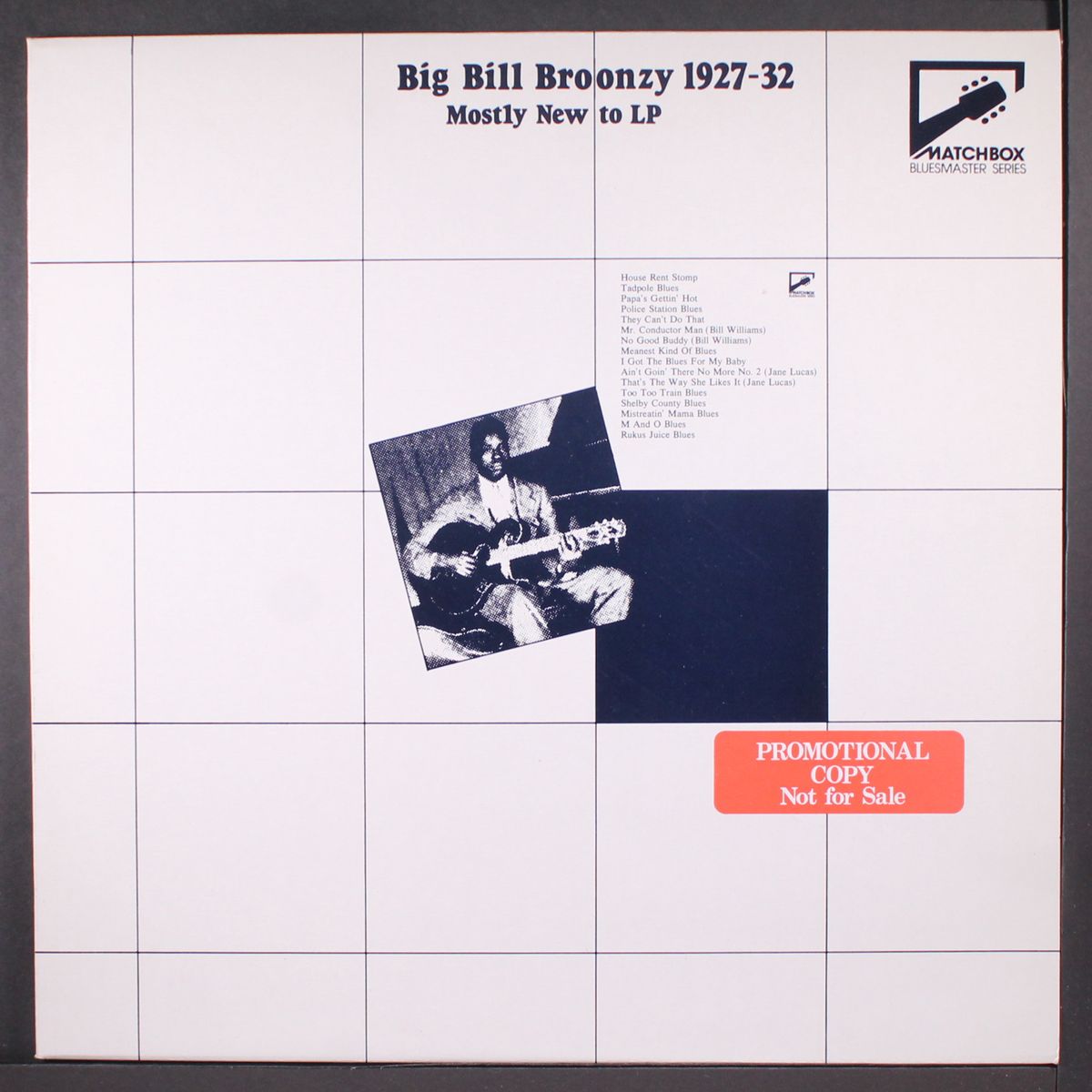 mostly new to lp, 1927-32 by BIG BILL BROONZY