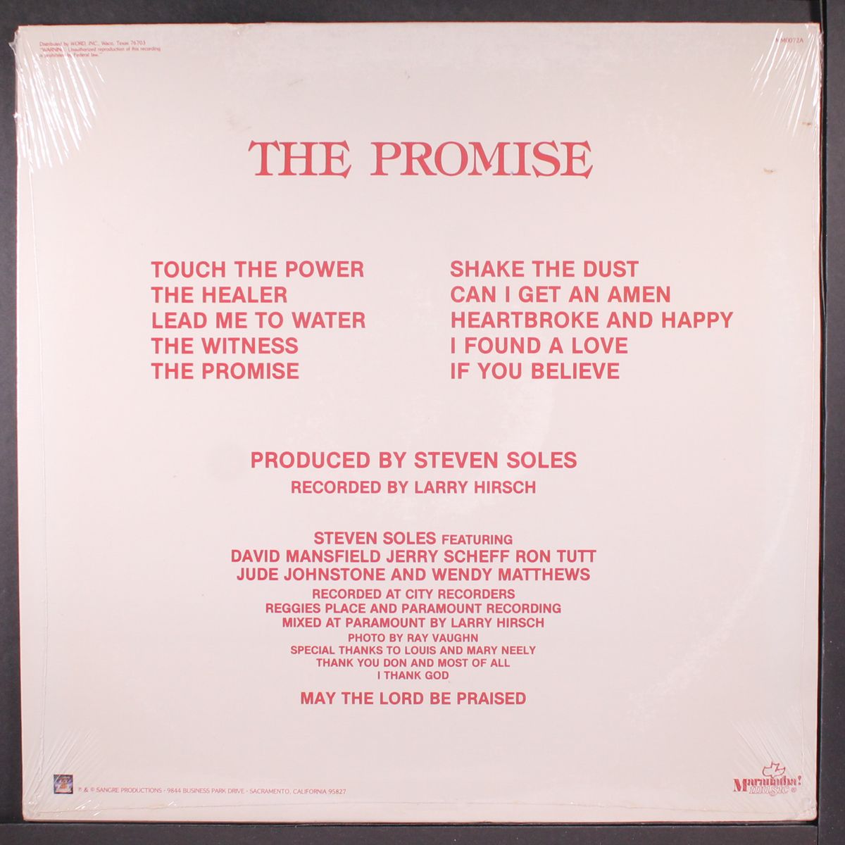 the promise by STEVEN SOLES