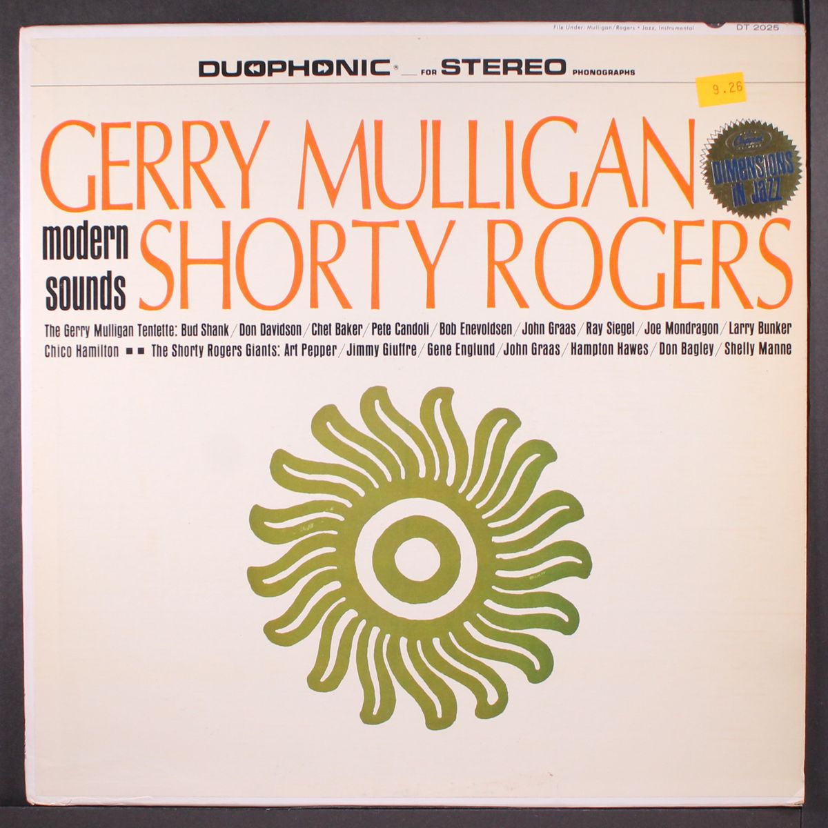 modern sounds by GERRY MULLIGAN / SHORTY ROGERS