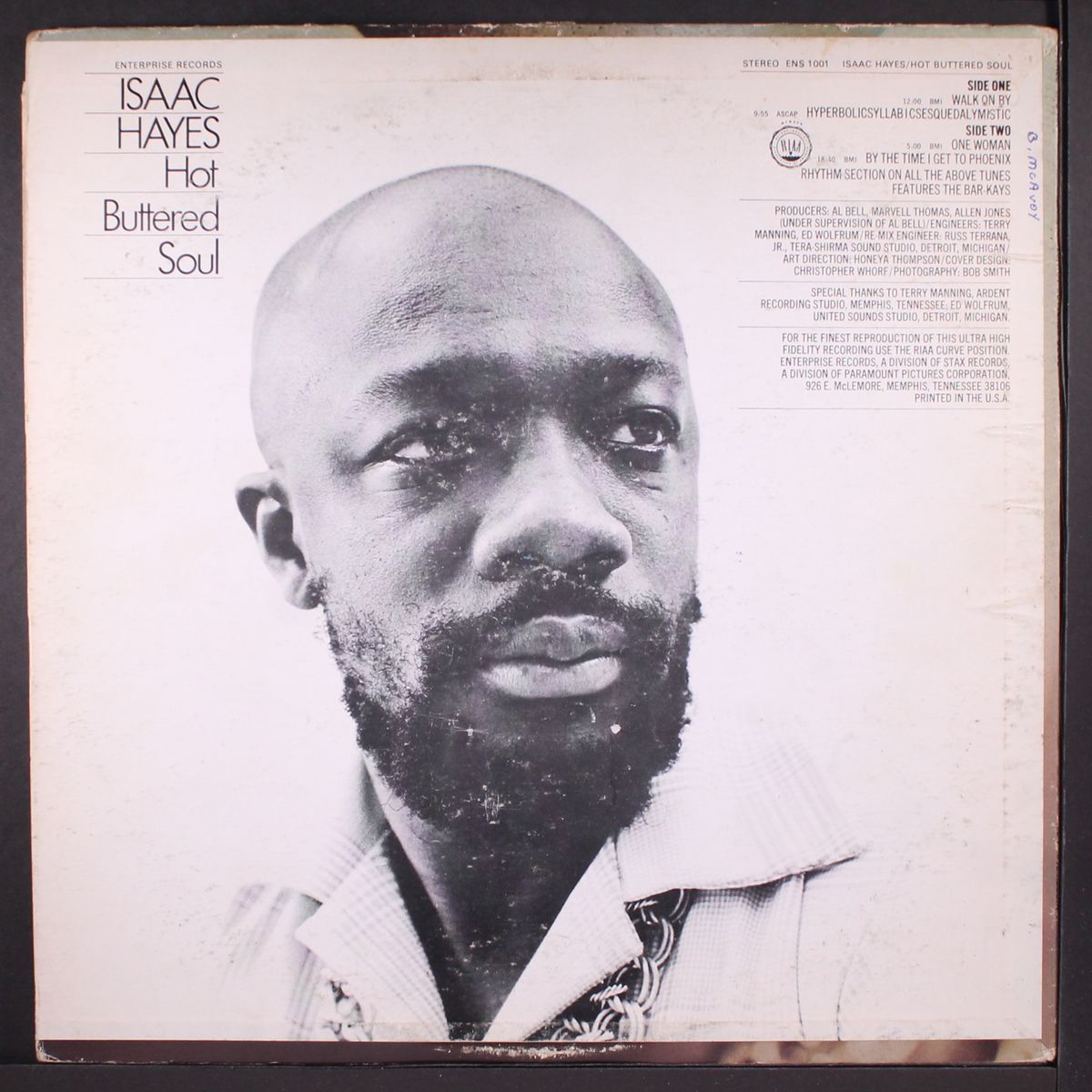 hot buttered soul by ISAAC HAYES