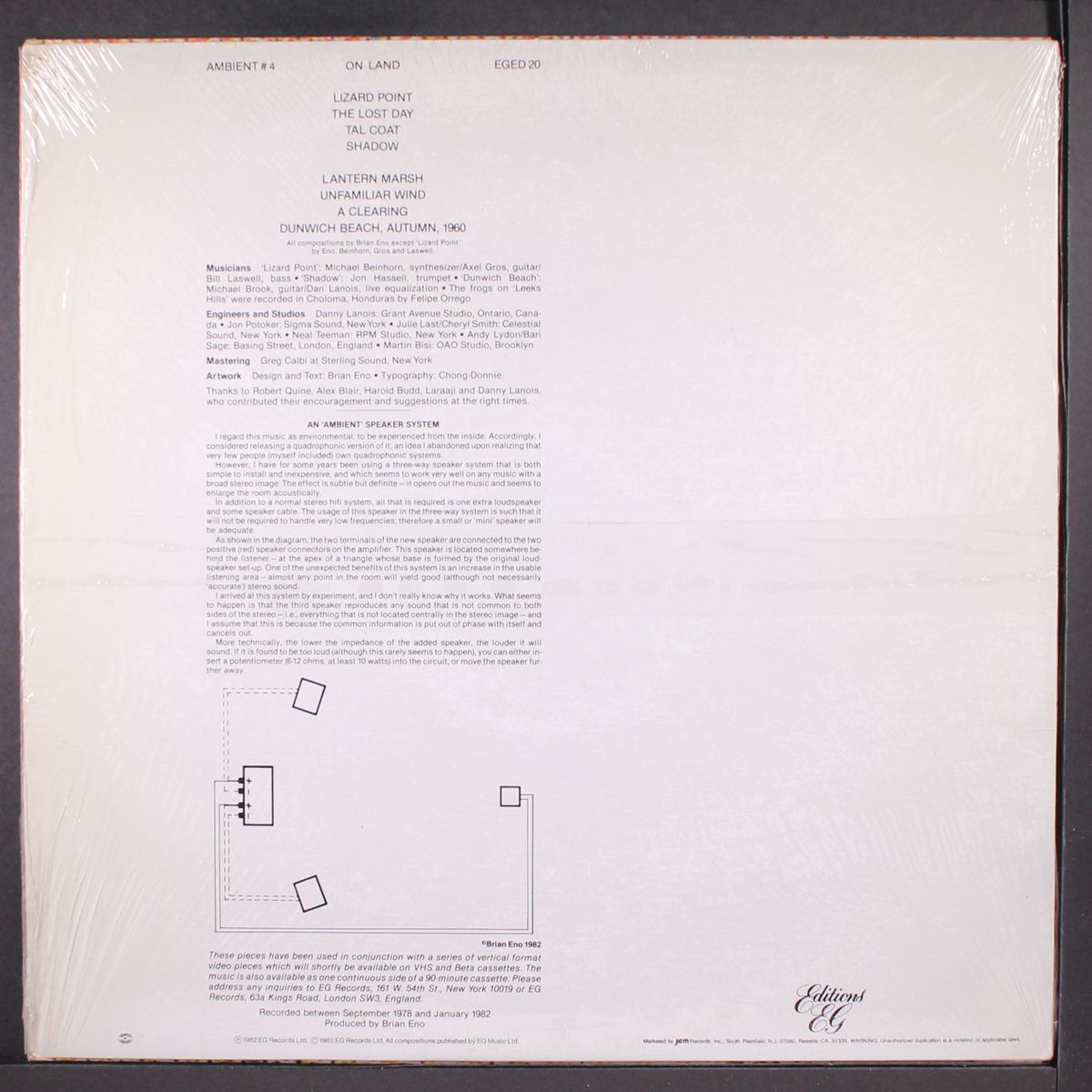 ambient 4 (on land) by BRIAN ENO