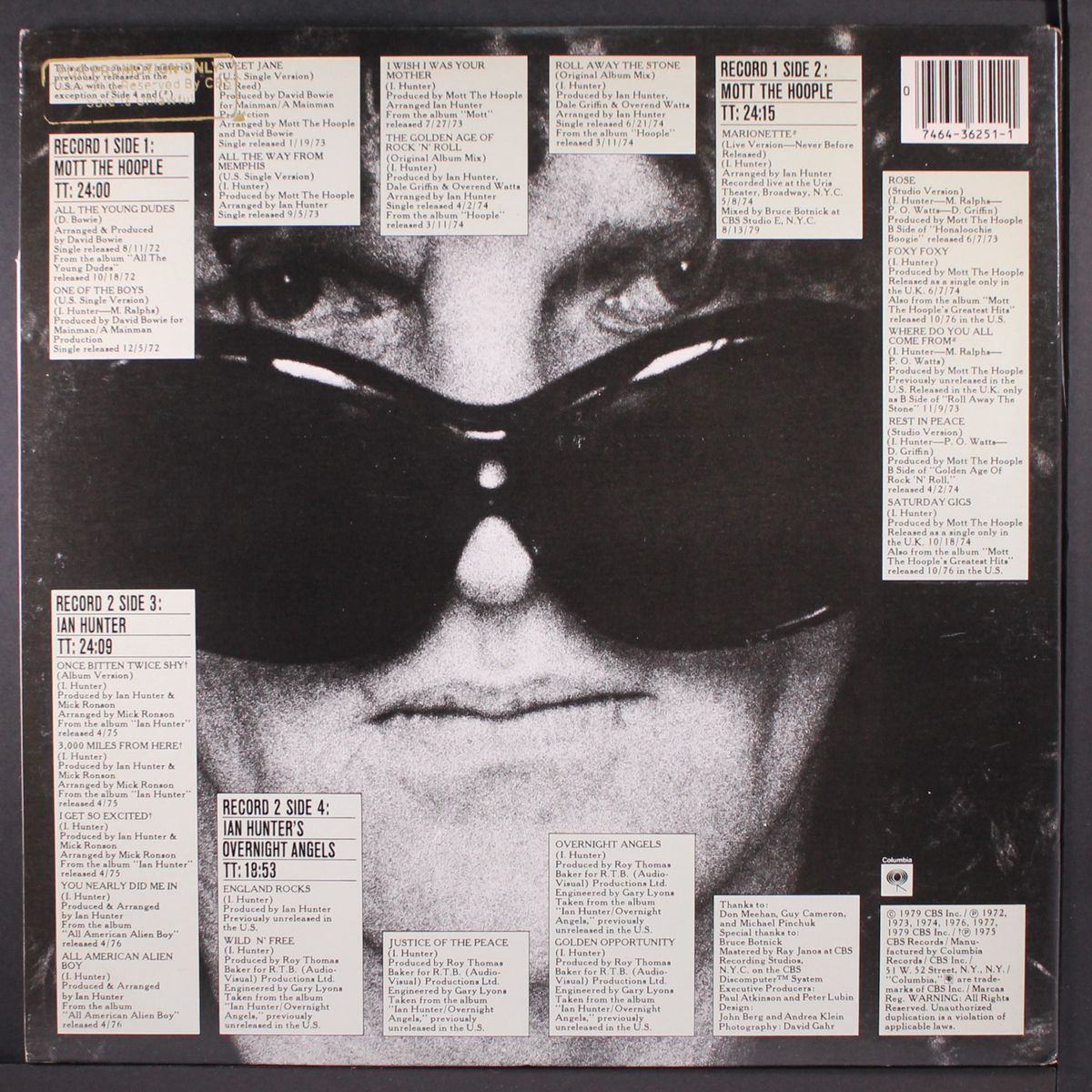 shades of ian hunter by IAN HUNTER