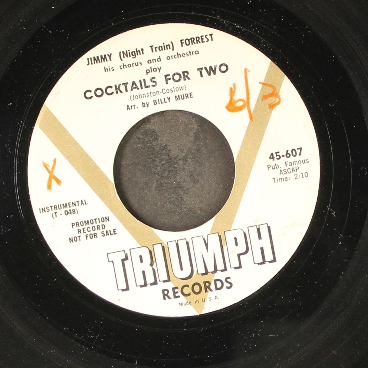 night flight / cocktails for two by JIMMY 'NIGHT TRAIN' FORREST