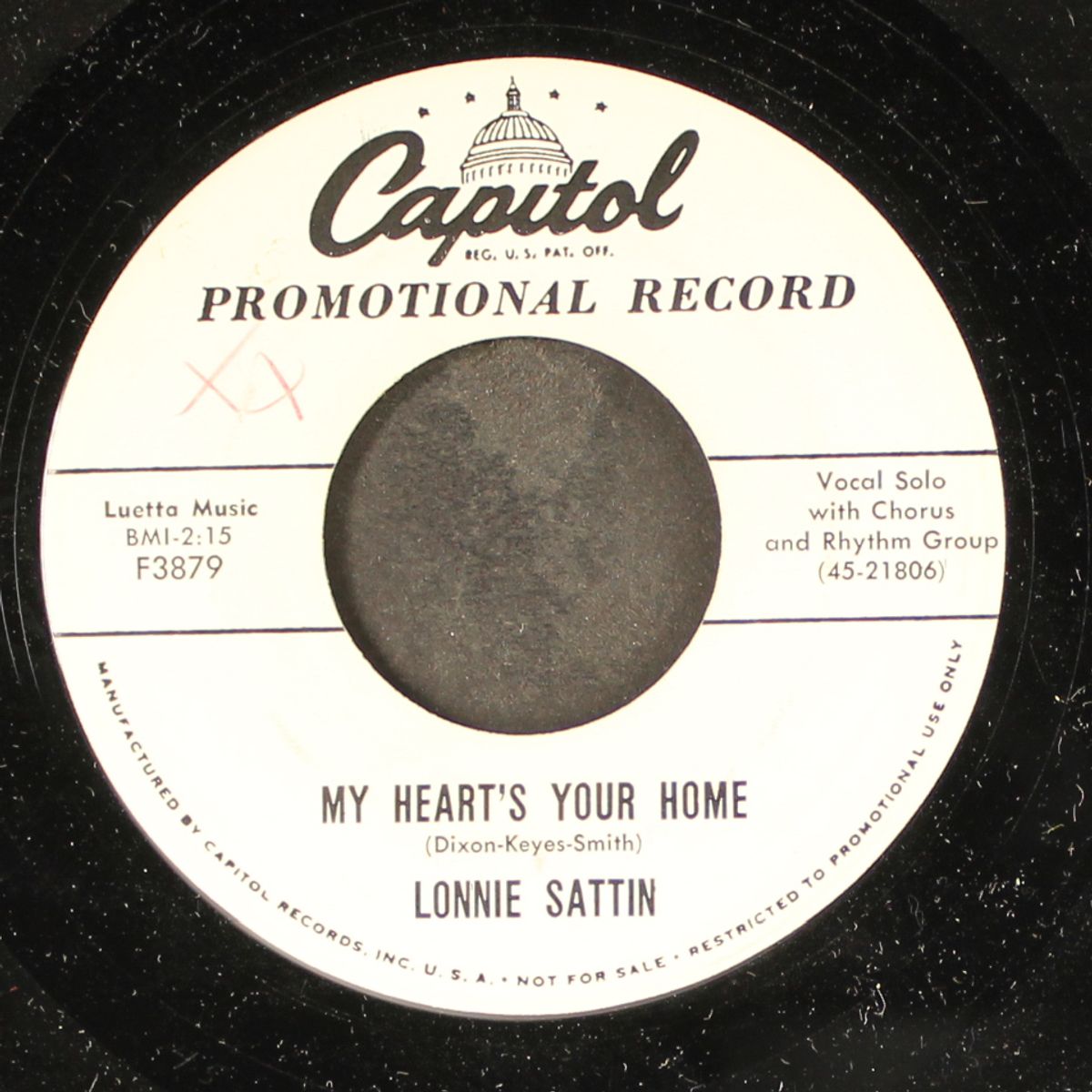 ring around the moon / my heart's your home by LONNIE SATTIN