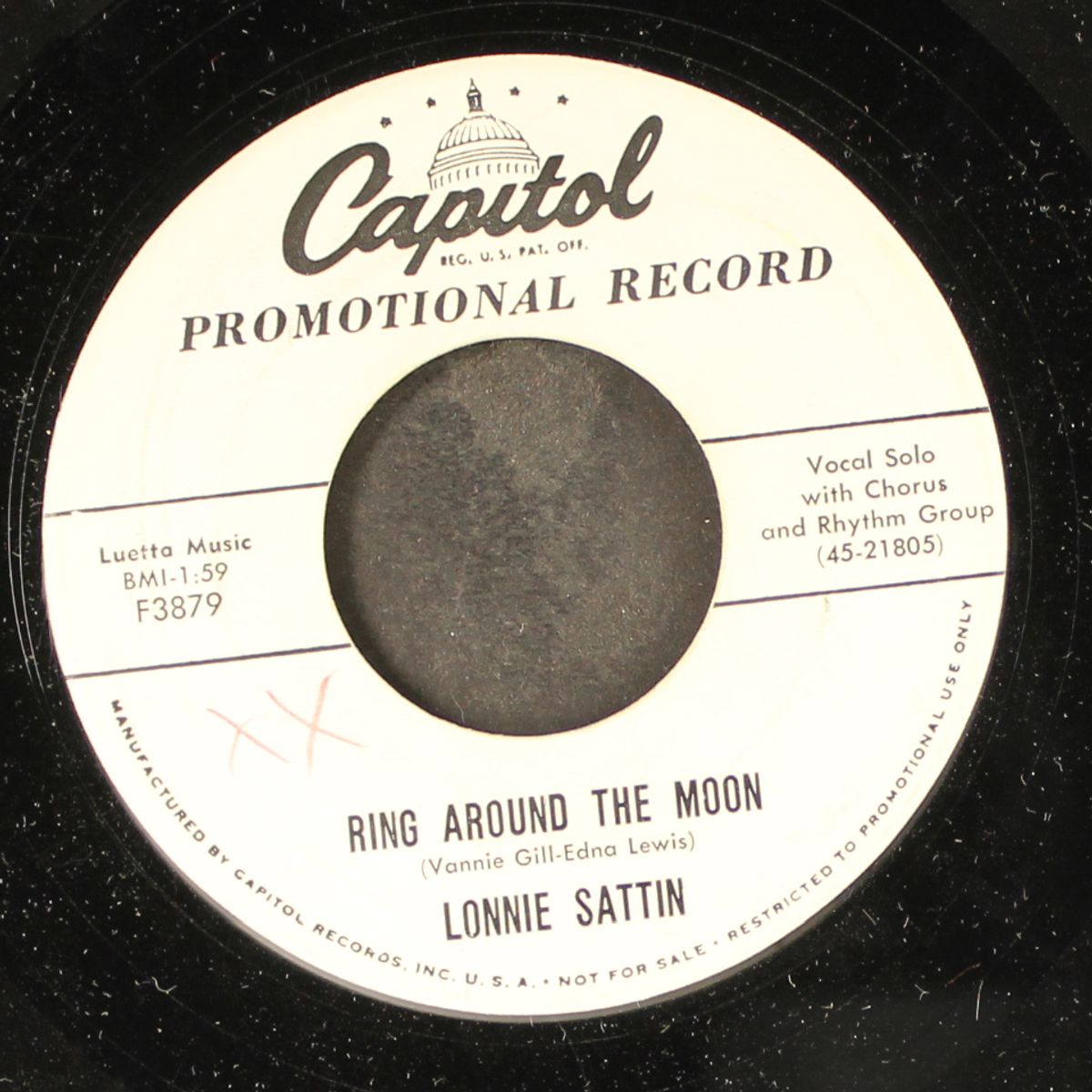 ring around the moon / my heart's your home by LONNIE SATTIN