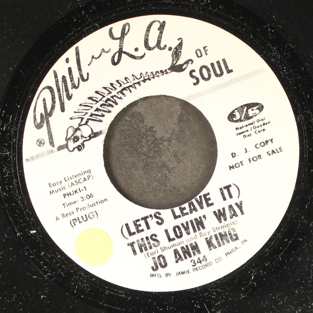 this lovin' way / hey lancelot by JO ANN KING