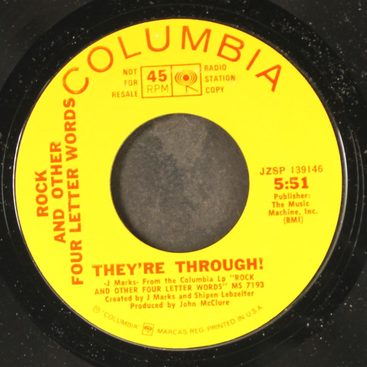 they're through by MARKS & LEBZELTER