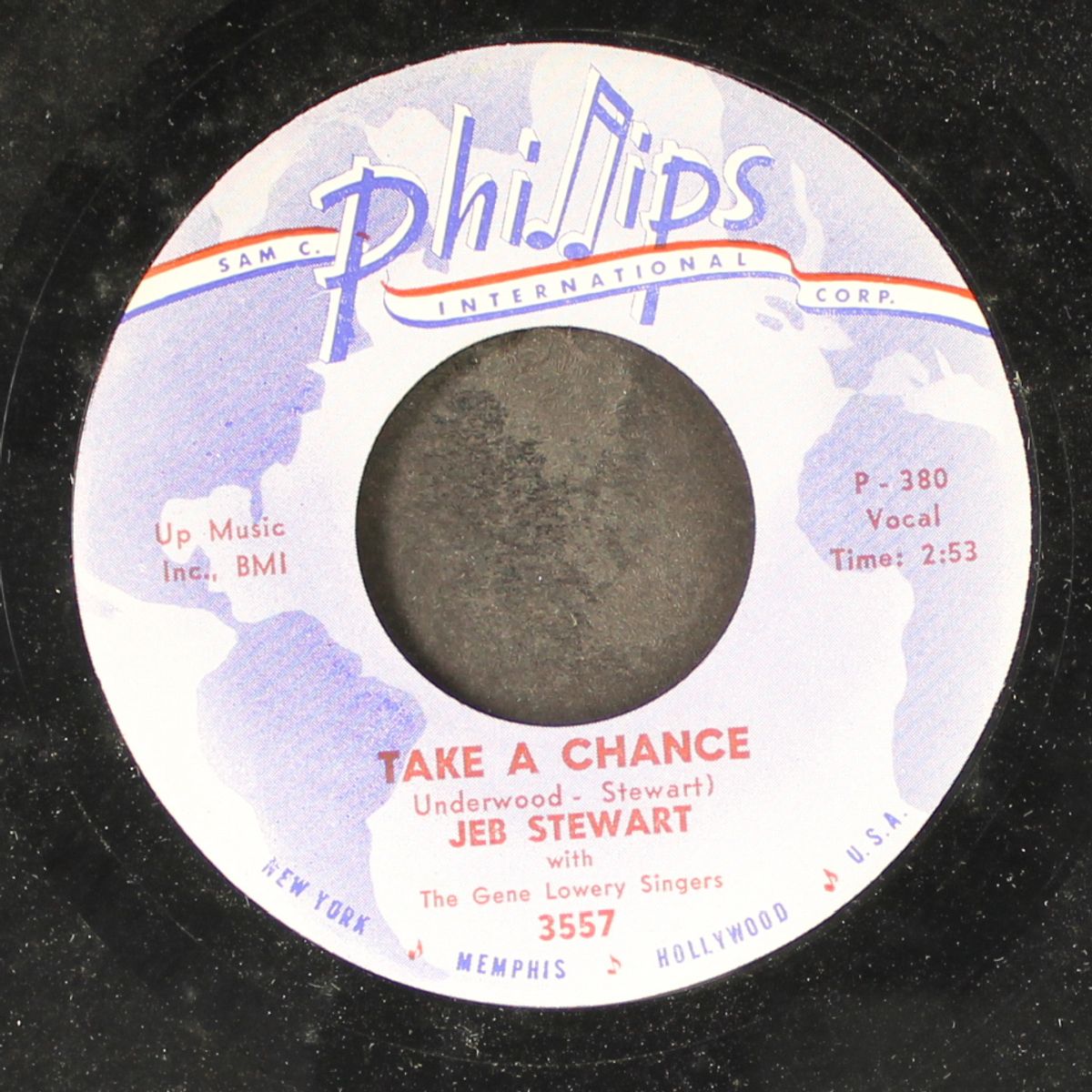 sunny side of the street / take a chance by JEB STEWART