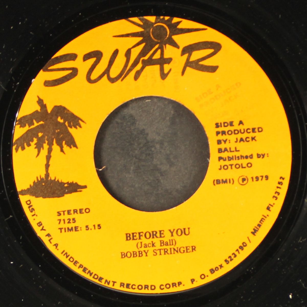before you / you've got too many miles by BOBBY STRINGER