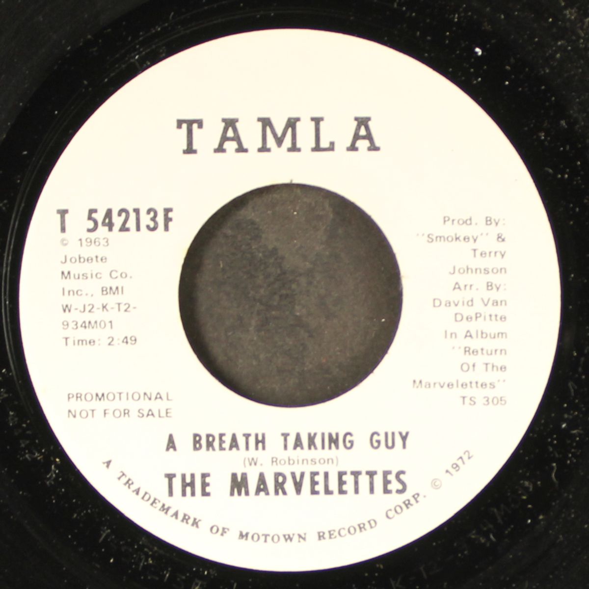 a breath taking guy / same by MARVELETTES