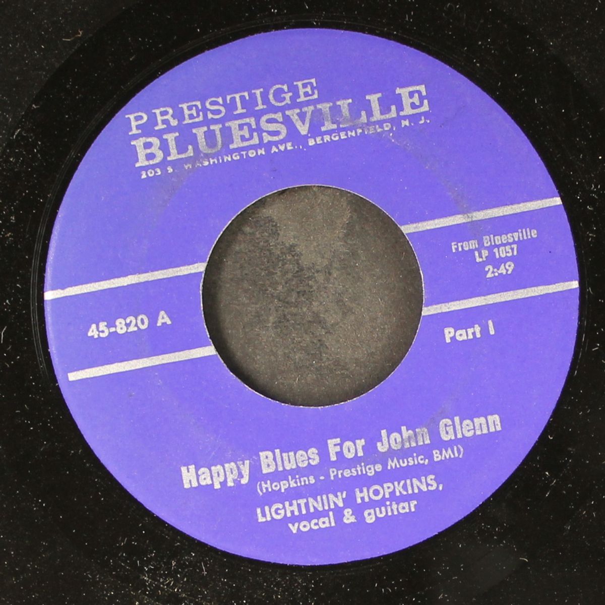 happy blues for john glenn / part ii by LIGHTNIN' HOPKINS