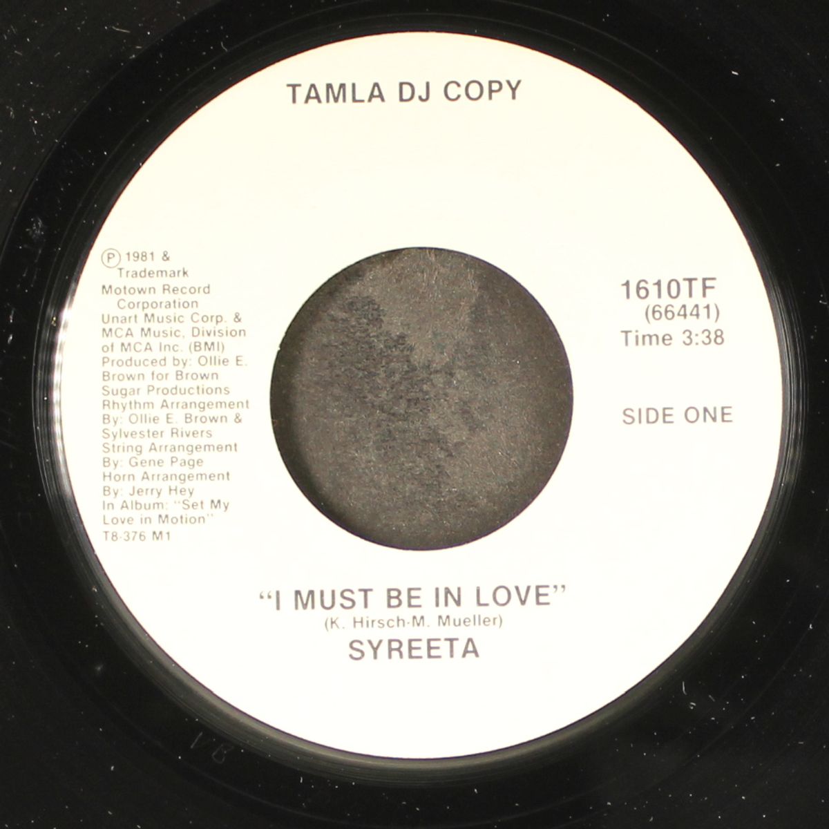 i must be in love / same by SYREETA