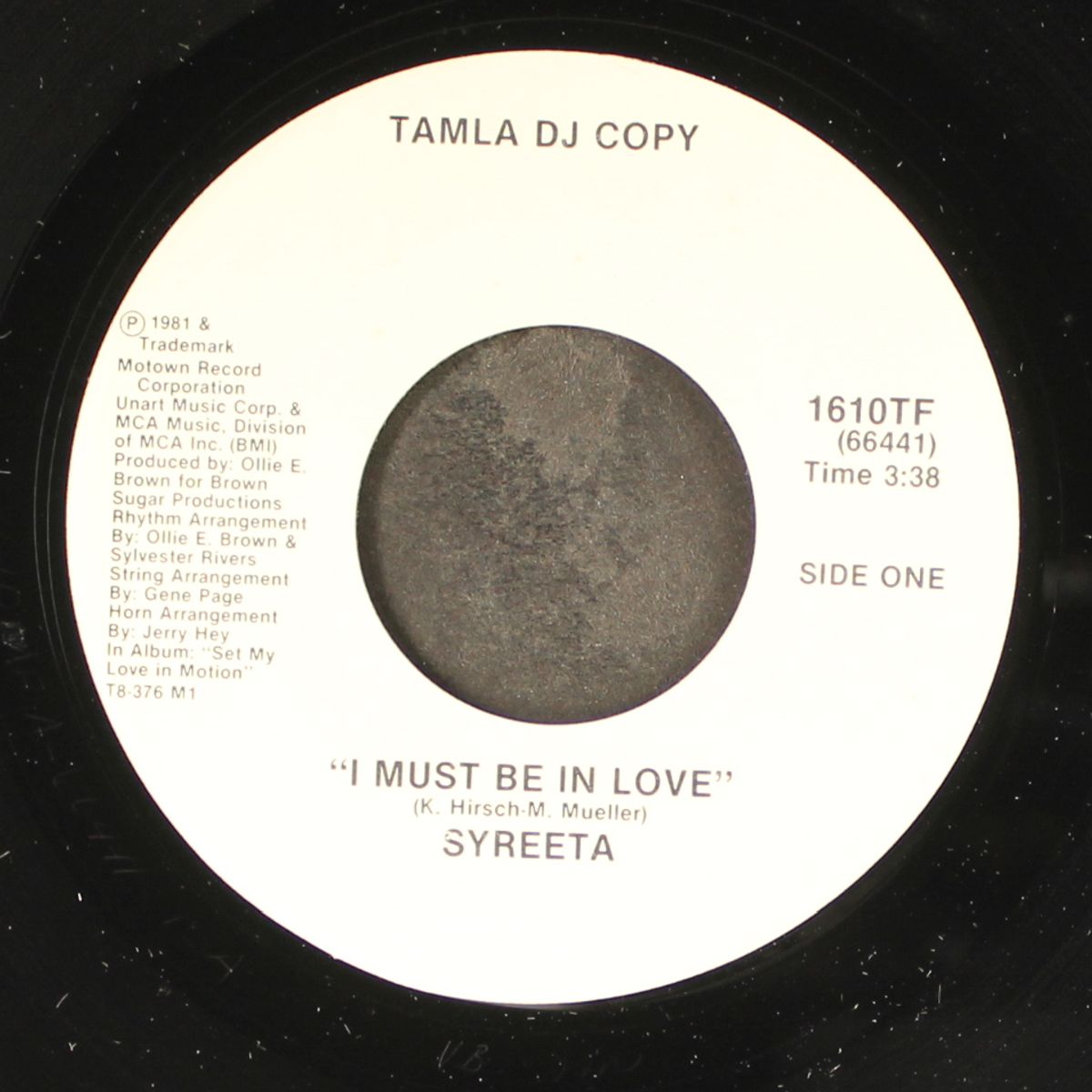 i must be in love / same by SYREETA