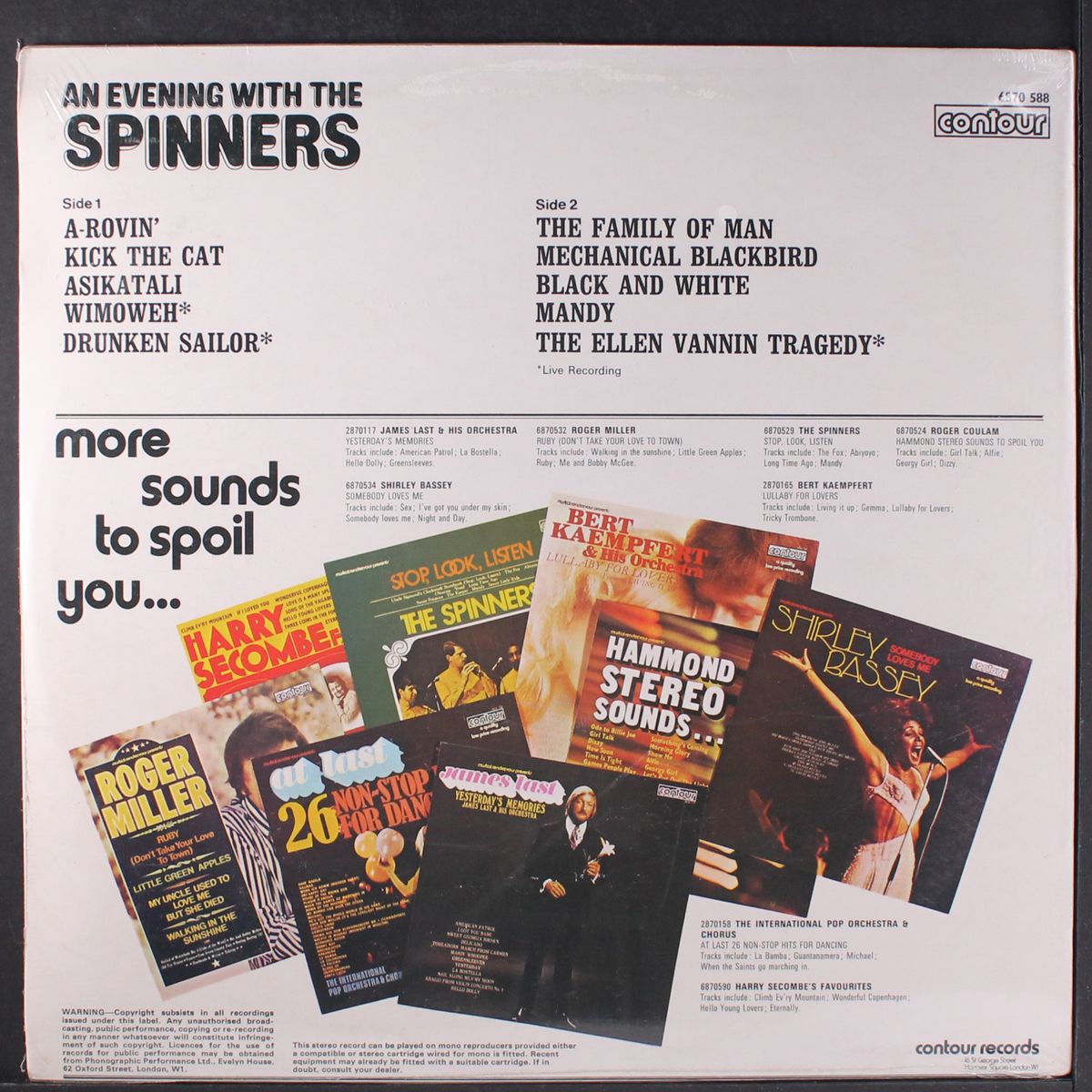 an evening with the spinners by SPINNERS