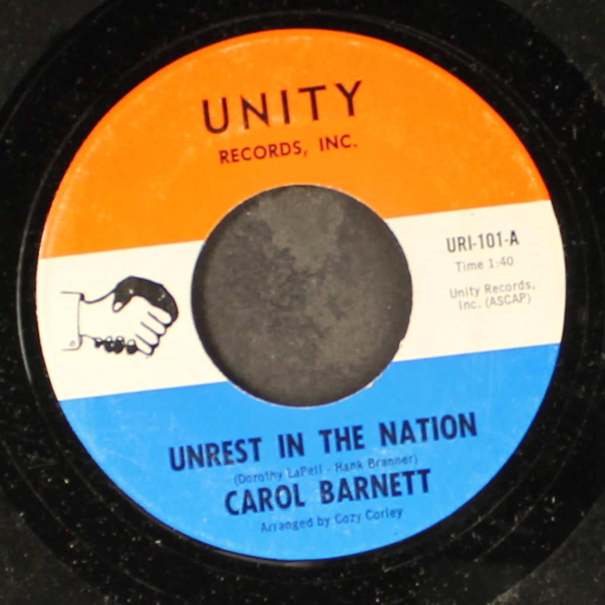 unrest in the nation / like brothers by CAROL BARNETT