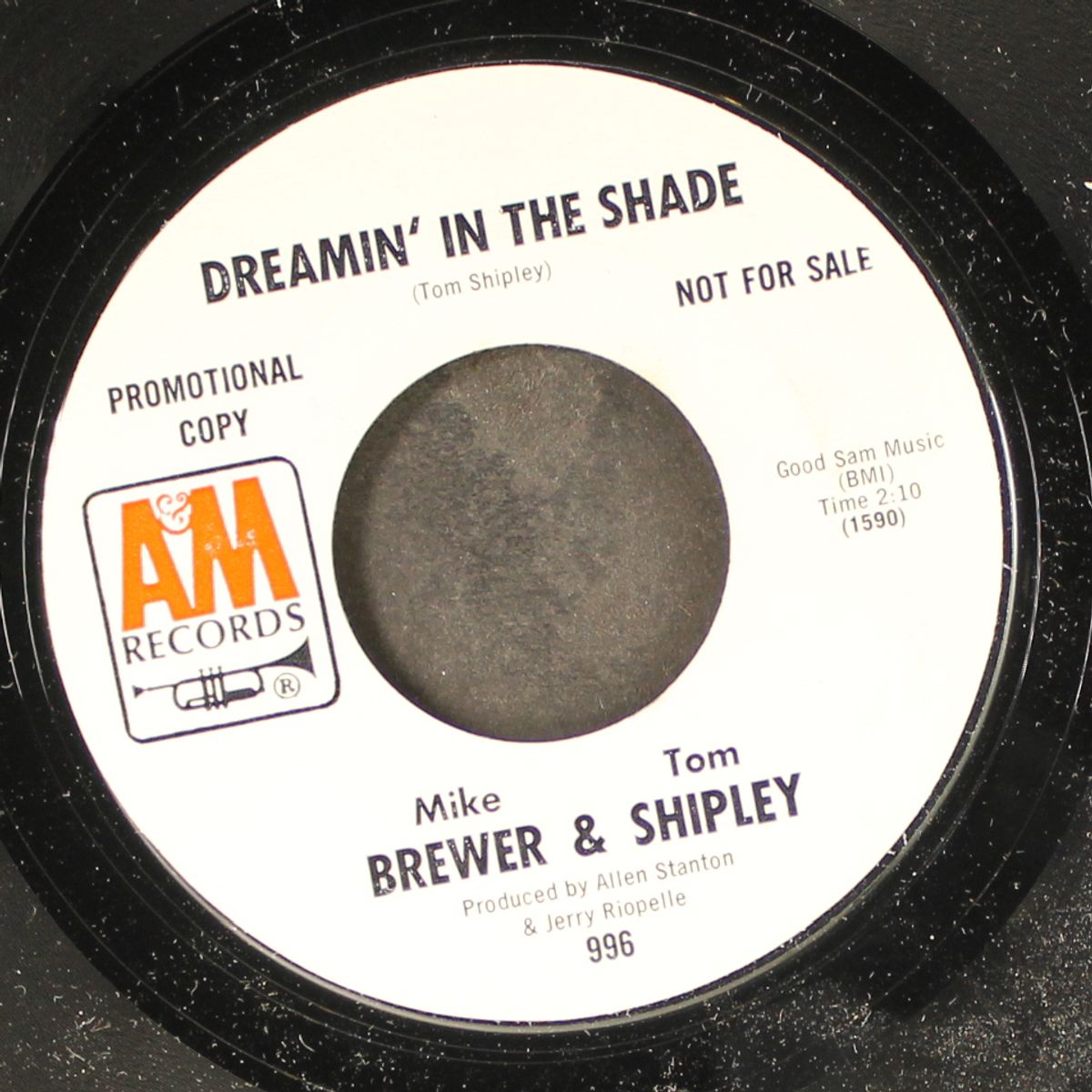 time and changes / dreamin' in the shade by MIKE BREWER & TOM SHIPLEY