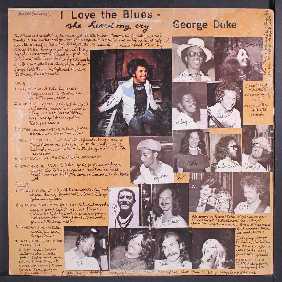 i love the blues... by GEORGE DUKE