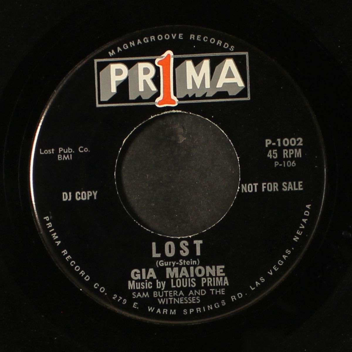 won't you wait until tomorrow / lost by GIA MAIONE
