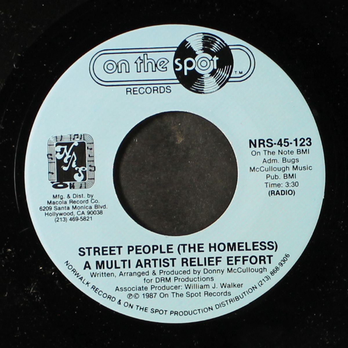 street people (radio) / instrumental by DONNY MCCULLOUGH