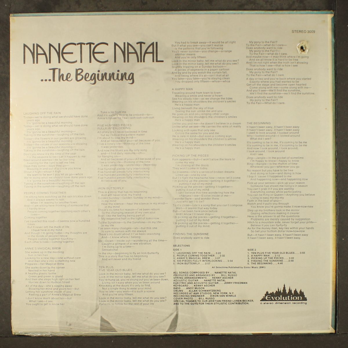 the beginning by NANETTE NATAL