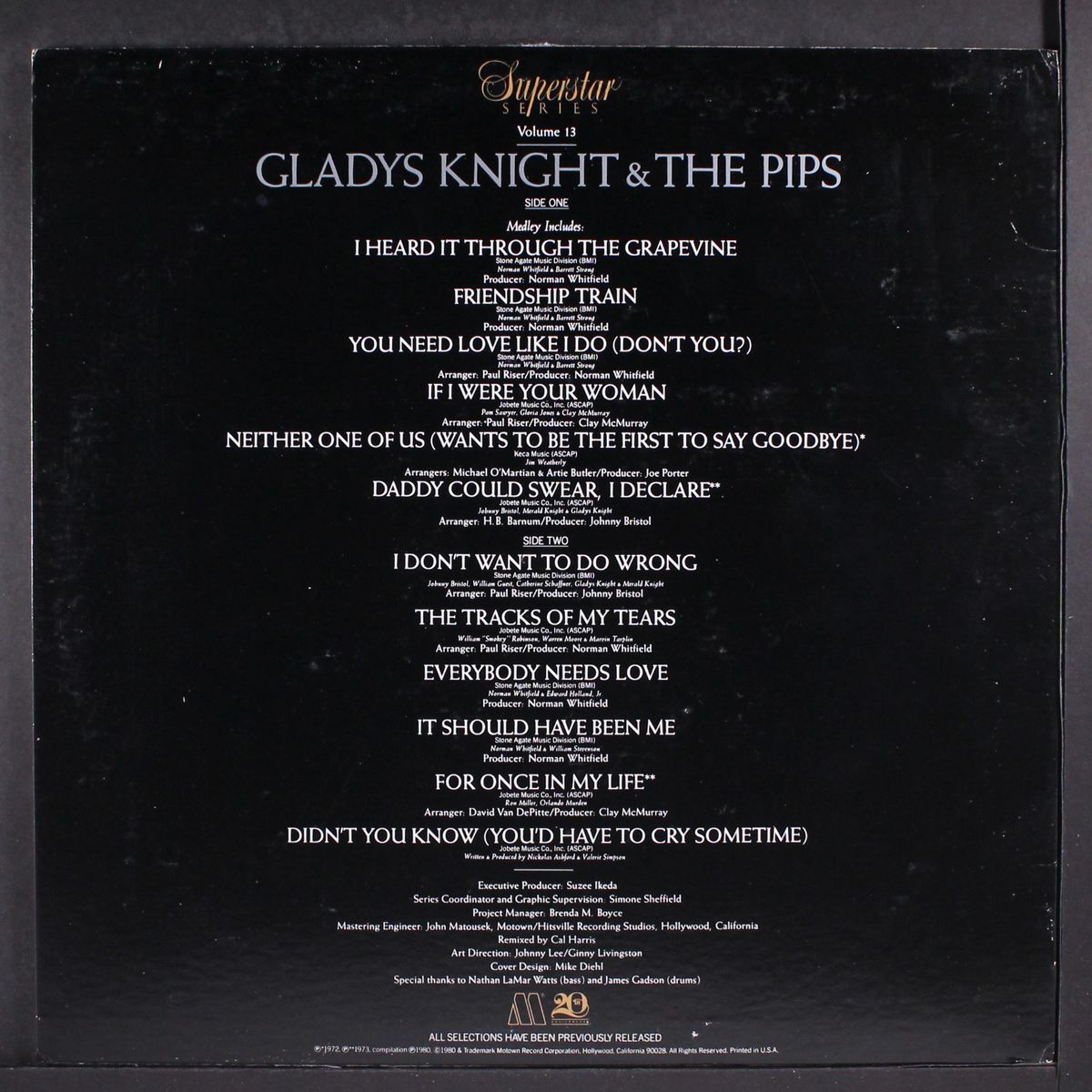 superstar series, vol. 13 by GLADYS KNIGHT & PIPS