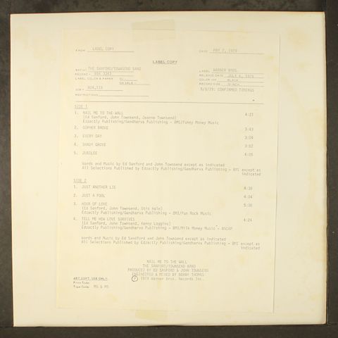 SANFORD/TOWNSEND BAND