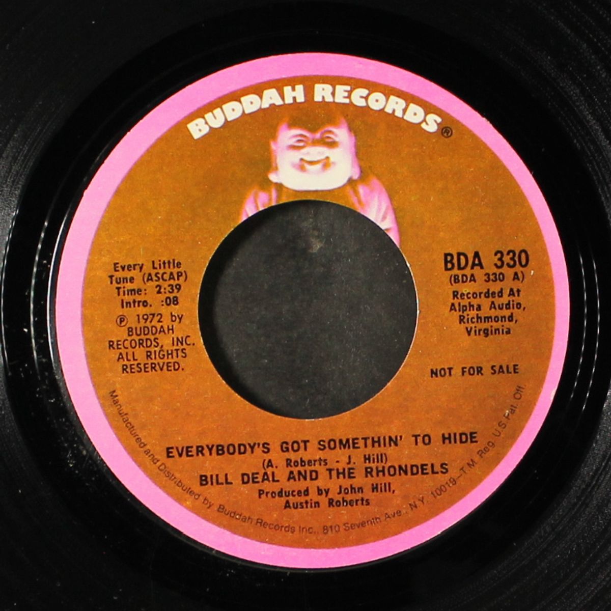 everybody's got somethin' to hide by BILL DEAL & RHONDELS