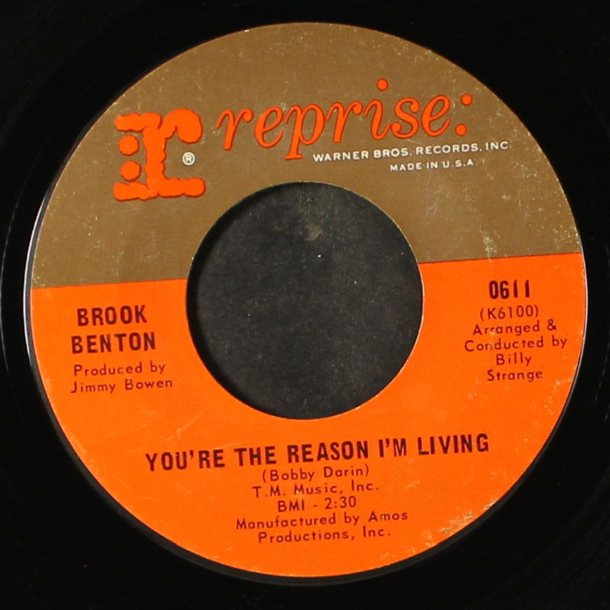 laura / you're the reason i'm living by BROOK BENTON