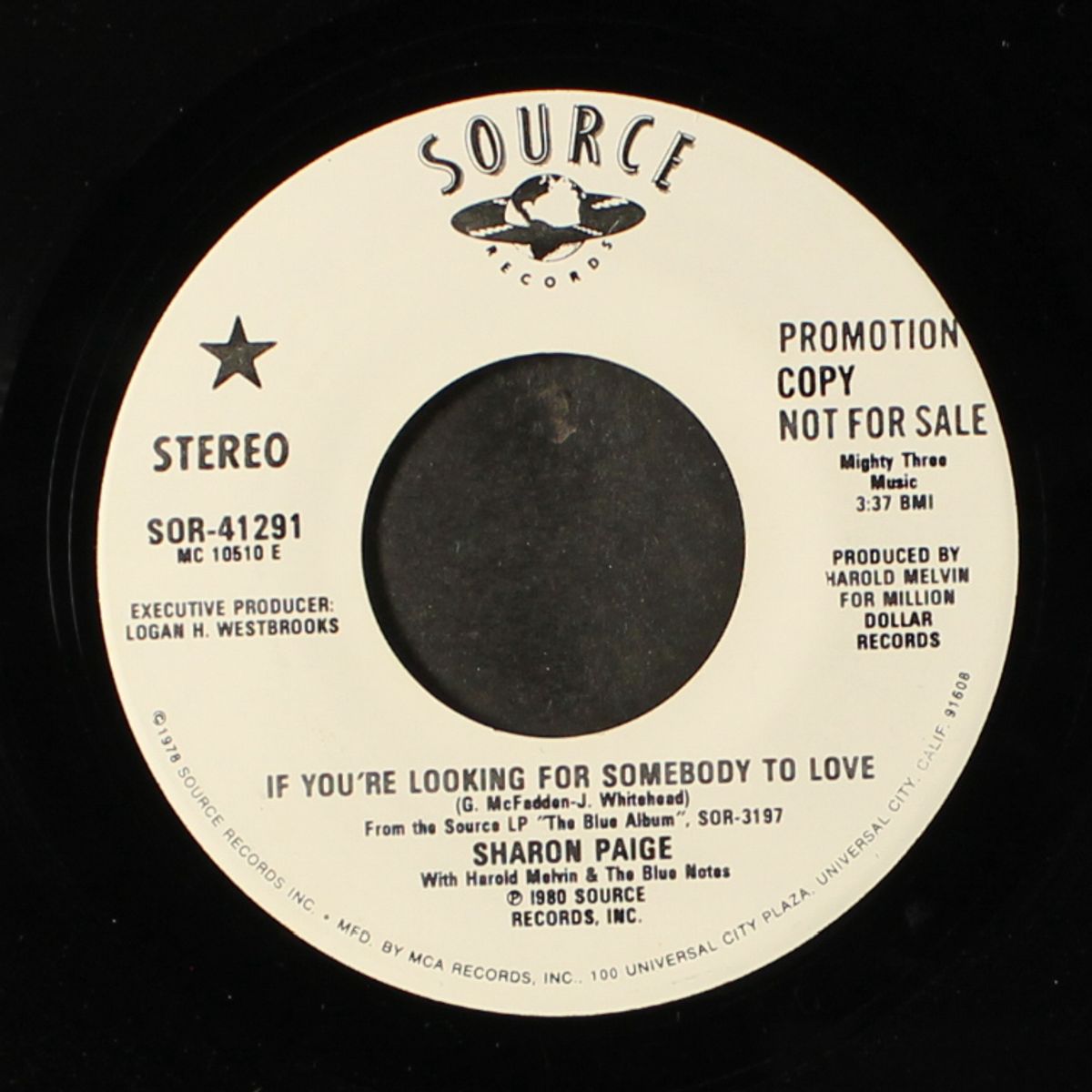 if you're looking for somebody to love / same by SHARON PAIGE