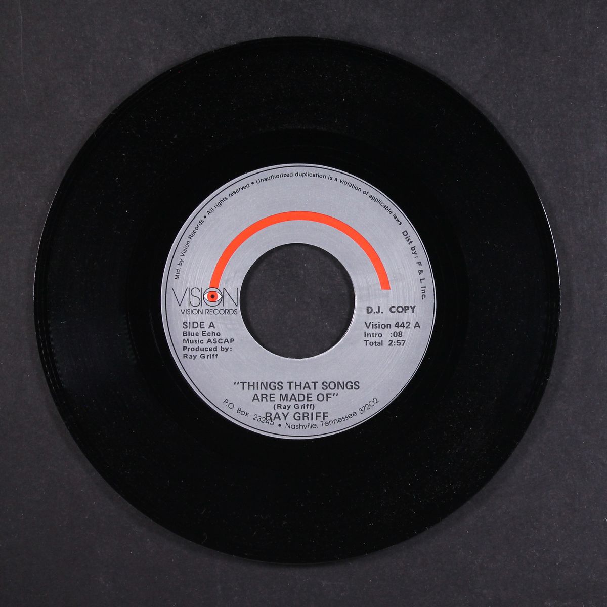 things that songs are made of / same by RAY GRIFF