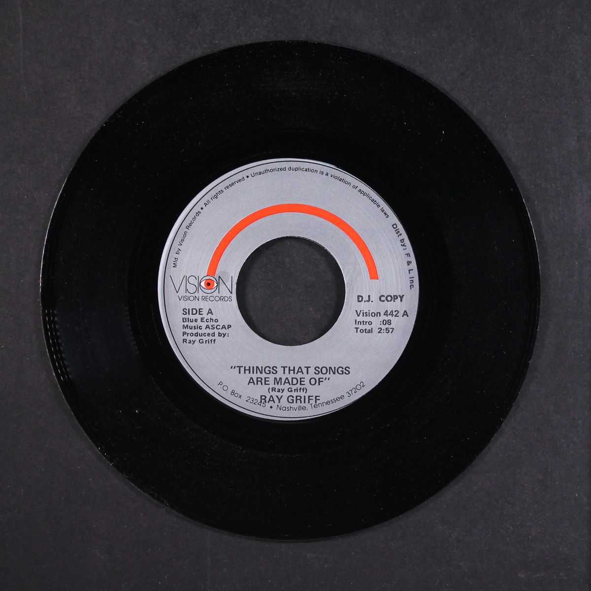 things that songs are made of / same by RAY GRIFF