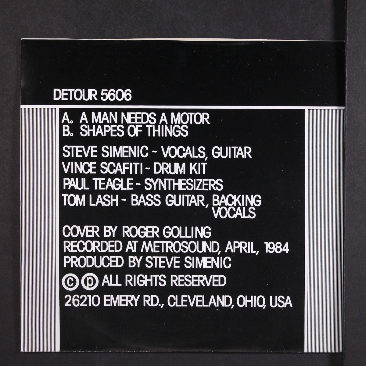 a man needs a motor / shapes of things by SYSTEM 56