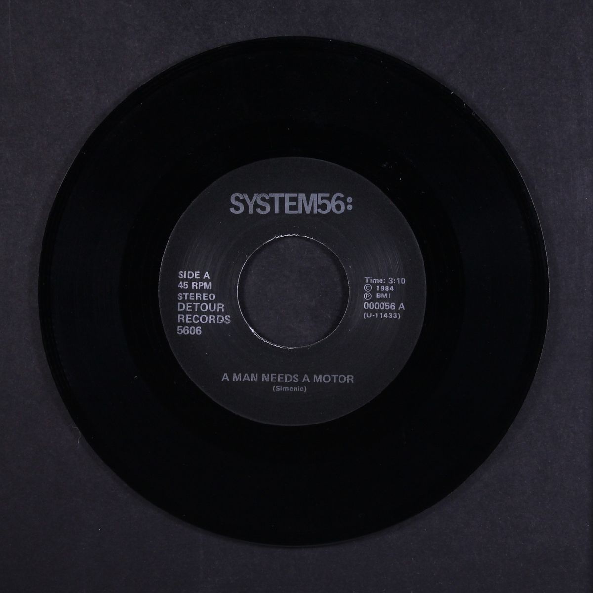 a man needs a motor / shapes of things by SYSTEM 56