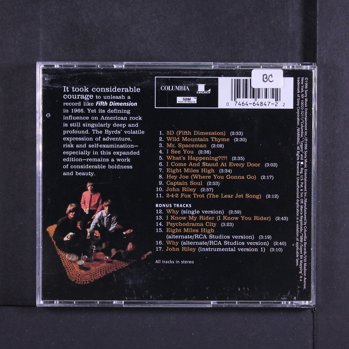 fifth dimension by BYRDS