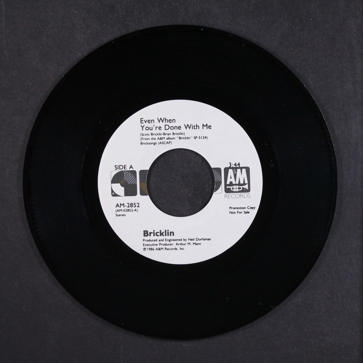 even when you're done with me by BRICKLIN