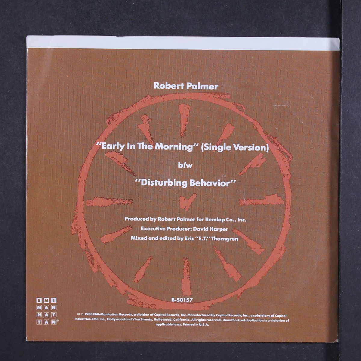 early in the morning by ROBERT PALMER