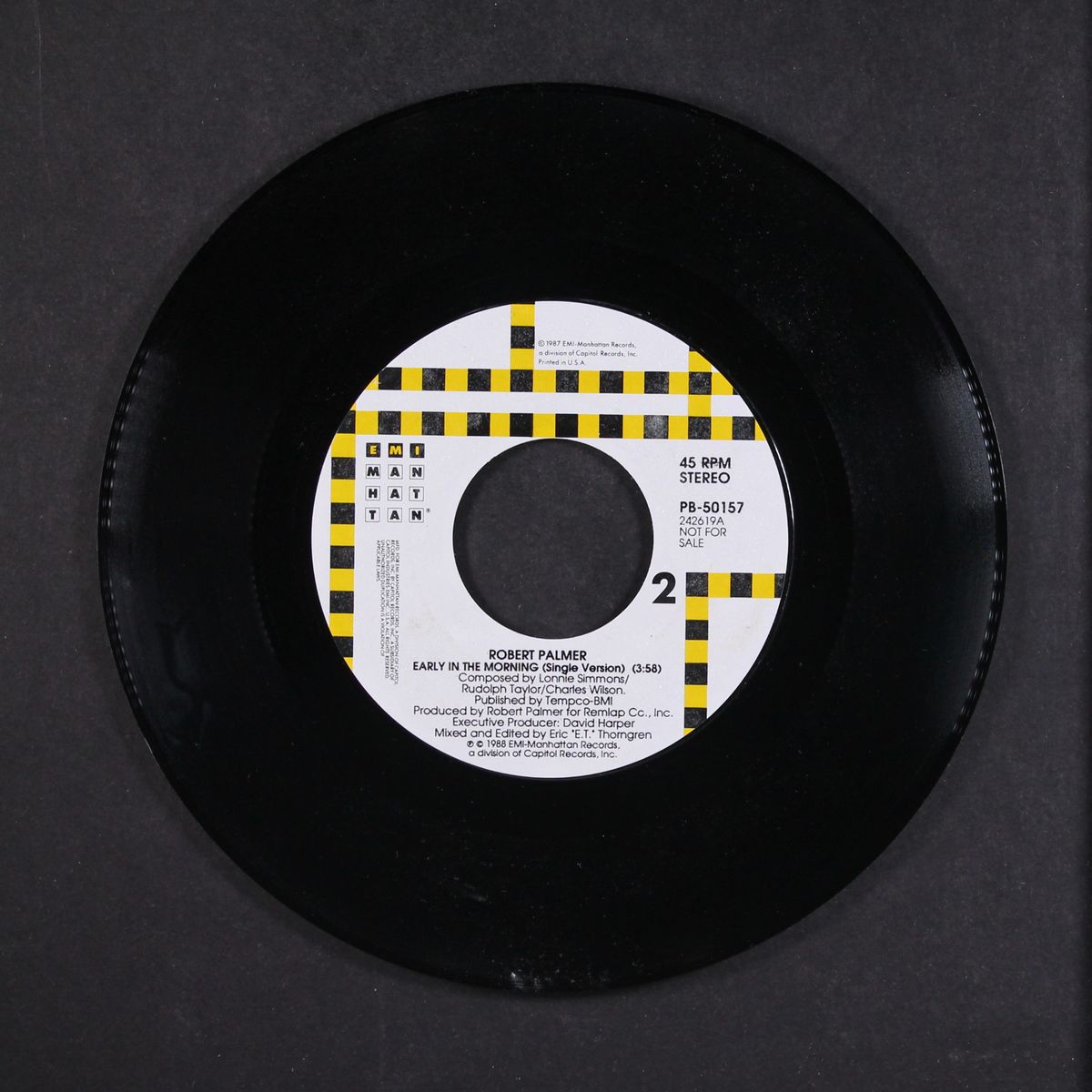early in the morning by ROBERT PALMER
