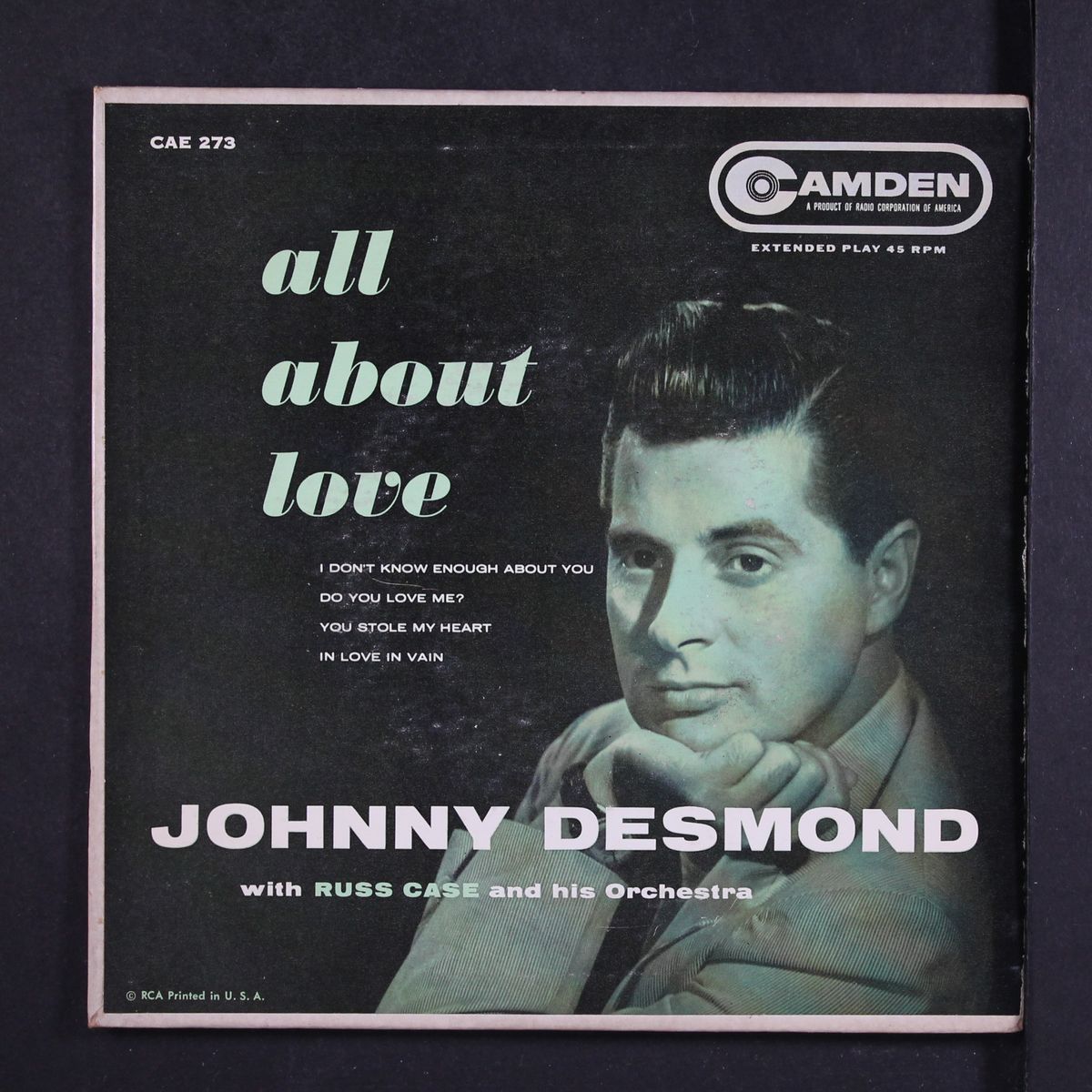 all about love by JOHNNY DESMOND