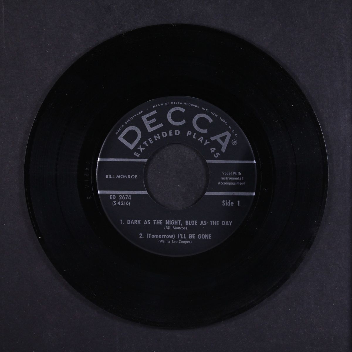 bill monroe by BILL MONROE