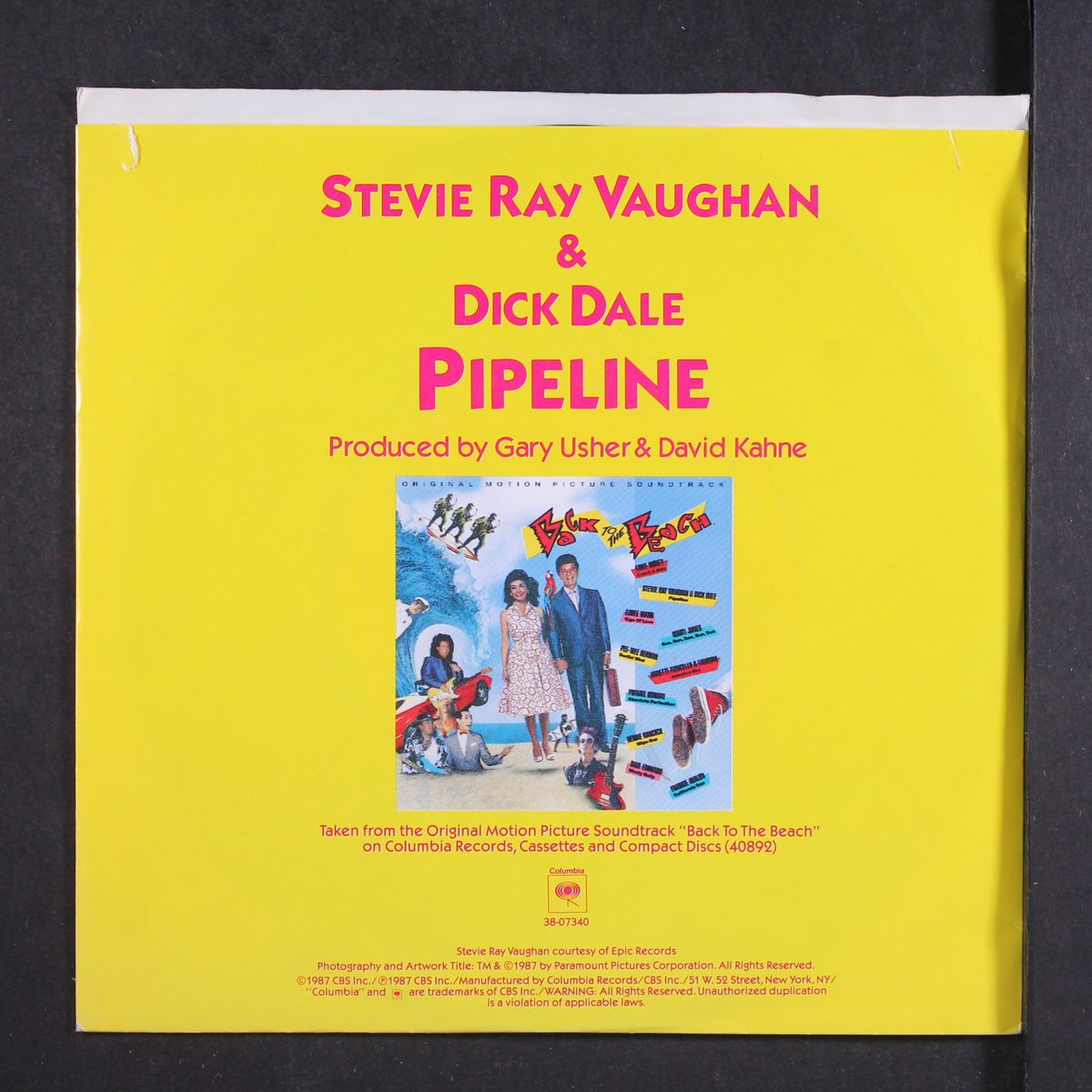 pipeline / love struck baby by STEVIE RAY VAUGHAN & DICK DALE