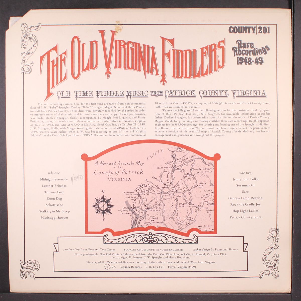 rare recordings, 1948-49 by OLD VIRGINIA FIDDLERS