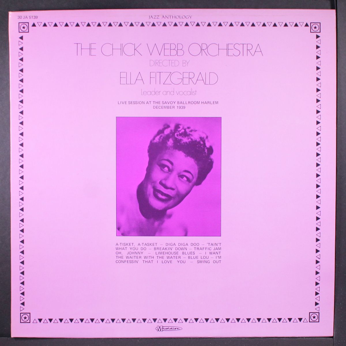live session at the savoy ballroom harlem, december 1939 by CHICK WEBB & ELLA FITZGERALD